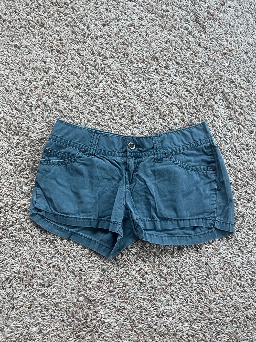 Vintage y2k navy blue low waisted shorts💙